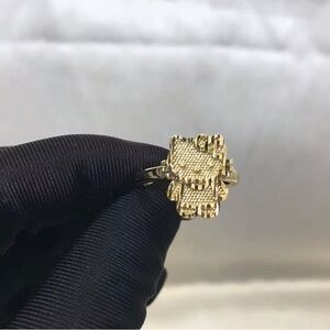 Hello Kitty 18k Gold plated ring